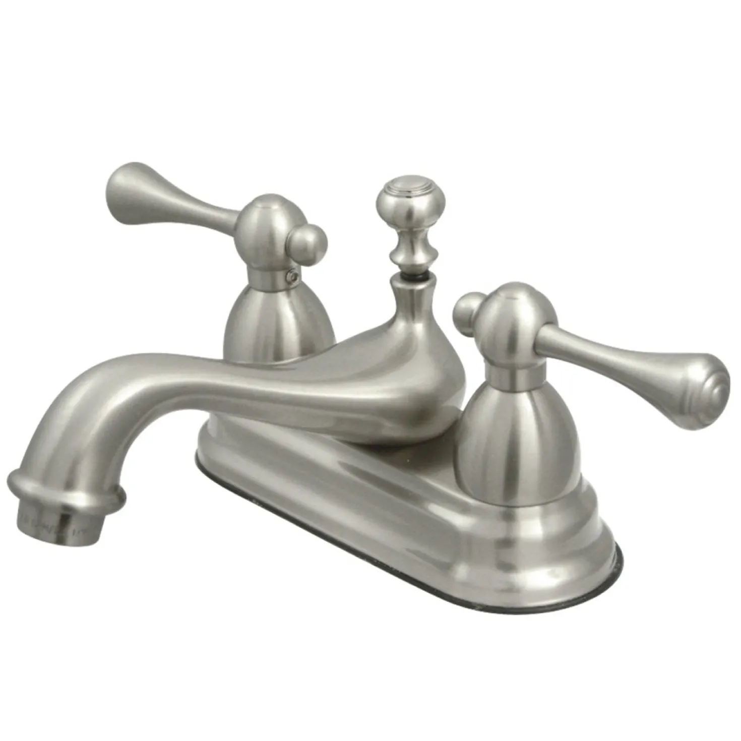 Kingston Brass Vintage Deck Mount Lever-Handle 4-Inch Centerset Bathroom Faucet