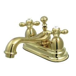 Kingston Brass Vintage Deck Mount 4-Inch Centerset Bathroom Faucet