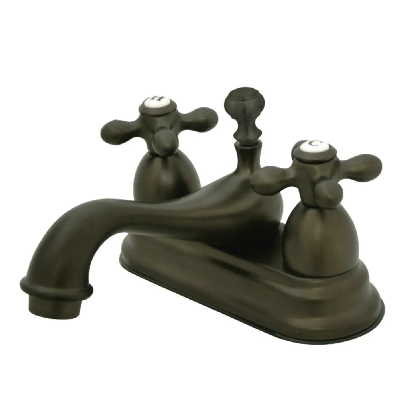 Kingston Brass Vintage Deck Mount 4-Inch Centerset Bathroom Faucet
