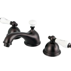 Kingston Brass Vintage Deck Mount 8 to 16-Inch Widespread Bathroom Faucet