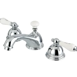 Kingston Brass Vintage Deck Mount 8 to 16-Inch Widespread Bathroom Faucet