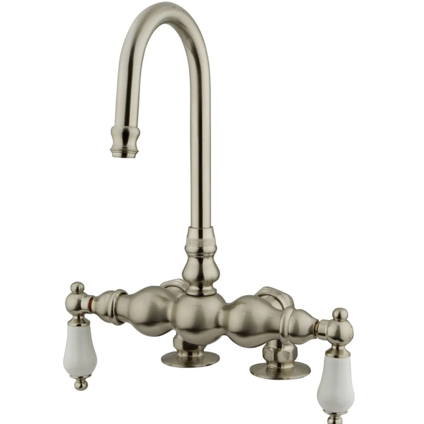 Kingston Brass Vintage 3-3/8" Deck Mount Clawfoot Tub Filler Faucet
