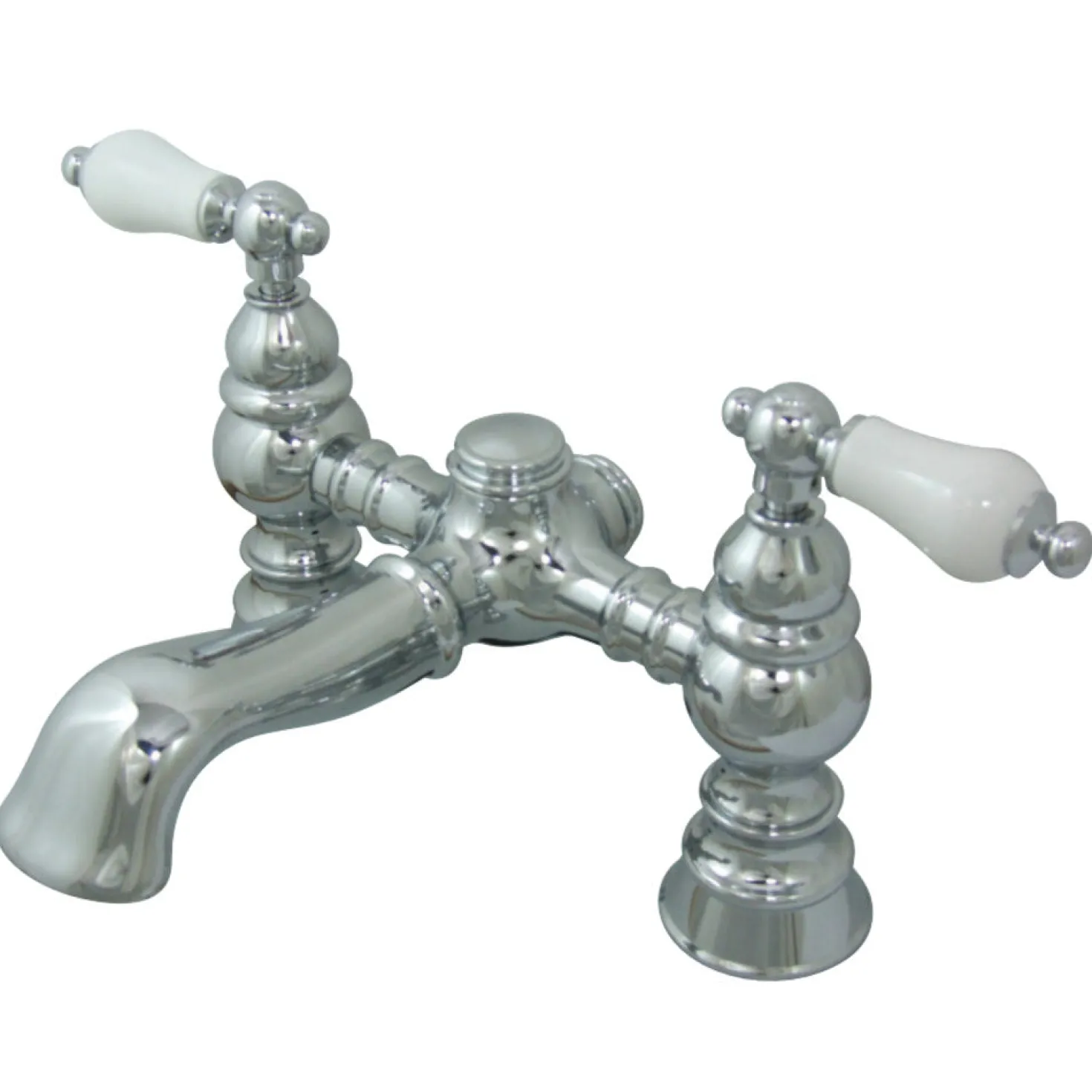 Kingston Brass Vintage 7" Deck Mount Clawfoot Tub Filler
