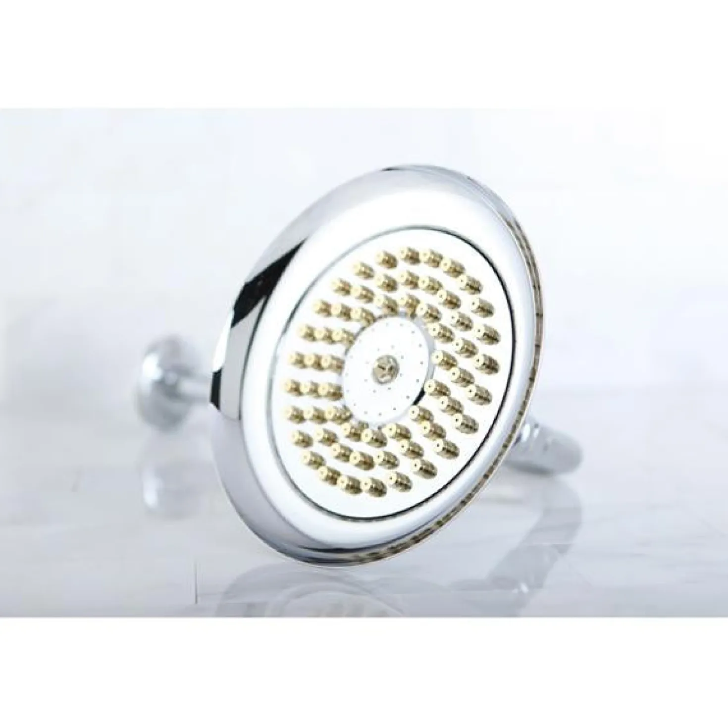 Kingston Brass Vintage 6" Diameter Brass Shower Head with 12" Shower Arm
