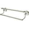 Kingston Brass Vintage 24" Dual Towel Bar in Satin Nickel