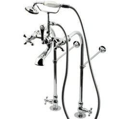 Kingston Brass Vintage Freestanding Clawfoot Tub Faucet with Hand Shower