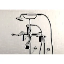Kingston Brass Vintage Freestanding Tub Filler Package