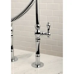 Kingston Brass Vintage Freestanding Tub Filler Package