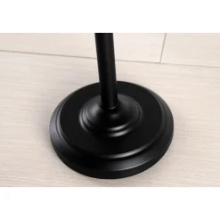 Kingston Brass Vintage Freestanding Double Roll Toilet Paper Holder in Matte Black