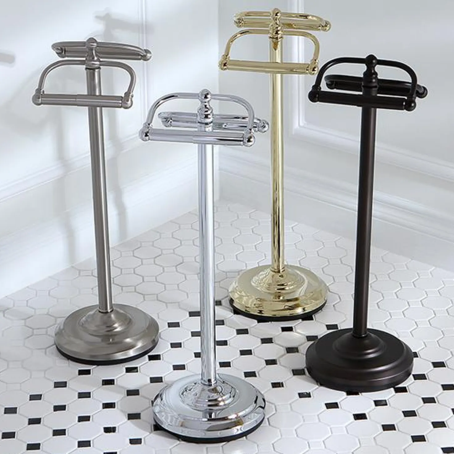Kingston Brass Vintage Freestanding Toilet Paper Stand
