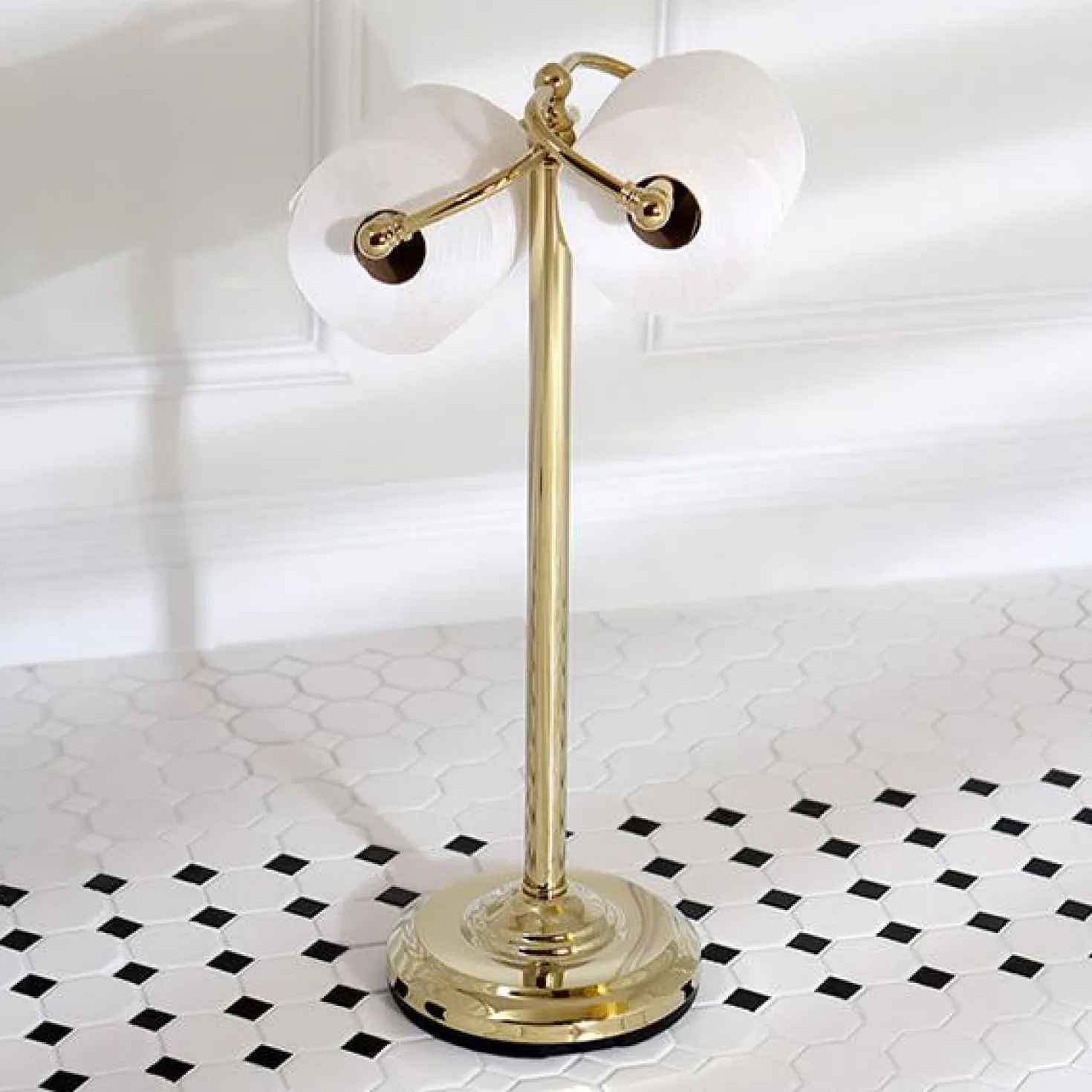 Kingston Brass Vintage Freestanding Toilet Paper Stand