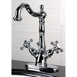 Kingston Brass Vintage 2-Handle 4-Inch Centerset Bathroom Faucet