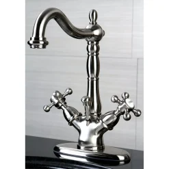 Kingston Brass Vintage 2-Handle 4-Inch Centerset Bathroom Faucet