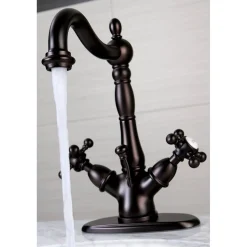 Kingston Brass Vintage 2-Handle 4-Inch Centerset Bathroom Faucet