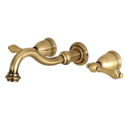 Kingston Brass Vintage 2-Handle Wall Mount Bathroom Faucet
