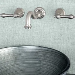 Kingston Brass Vintage 2-Handle Wall Mount Bathroom Faucet