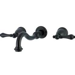 Kingston Brass Vintage 2-Handle Wall Mount Bathroom Faucet