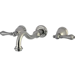 Kingston Brass Vintage 2-Handle Wall Mount Bathroom Faucet