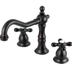 Kingston Brass Vintage 2-Handle 8 to 16-Inch Widespread Bathroom Faucet