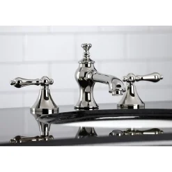 Kingston Brass Vintage 3-Hole 8-Inch Widespread Bathroom Faucet
