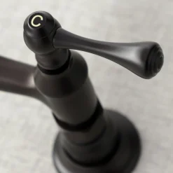 Kingston Brass Vintage 2-Hole Wall Mount Bathroom Faucet