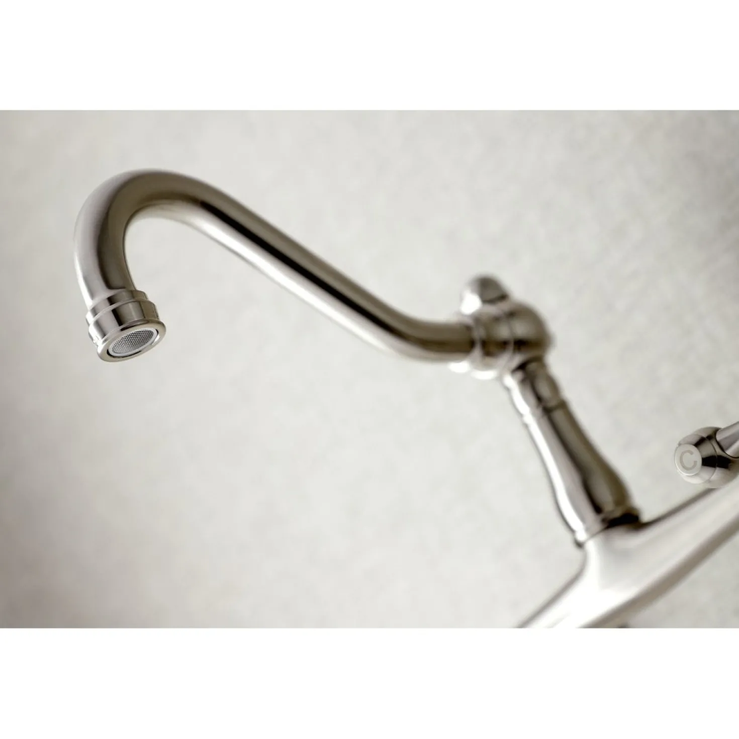 Kingston Brass Vintage 2-Hole Wall Mount Bathroom Faucet