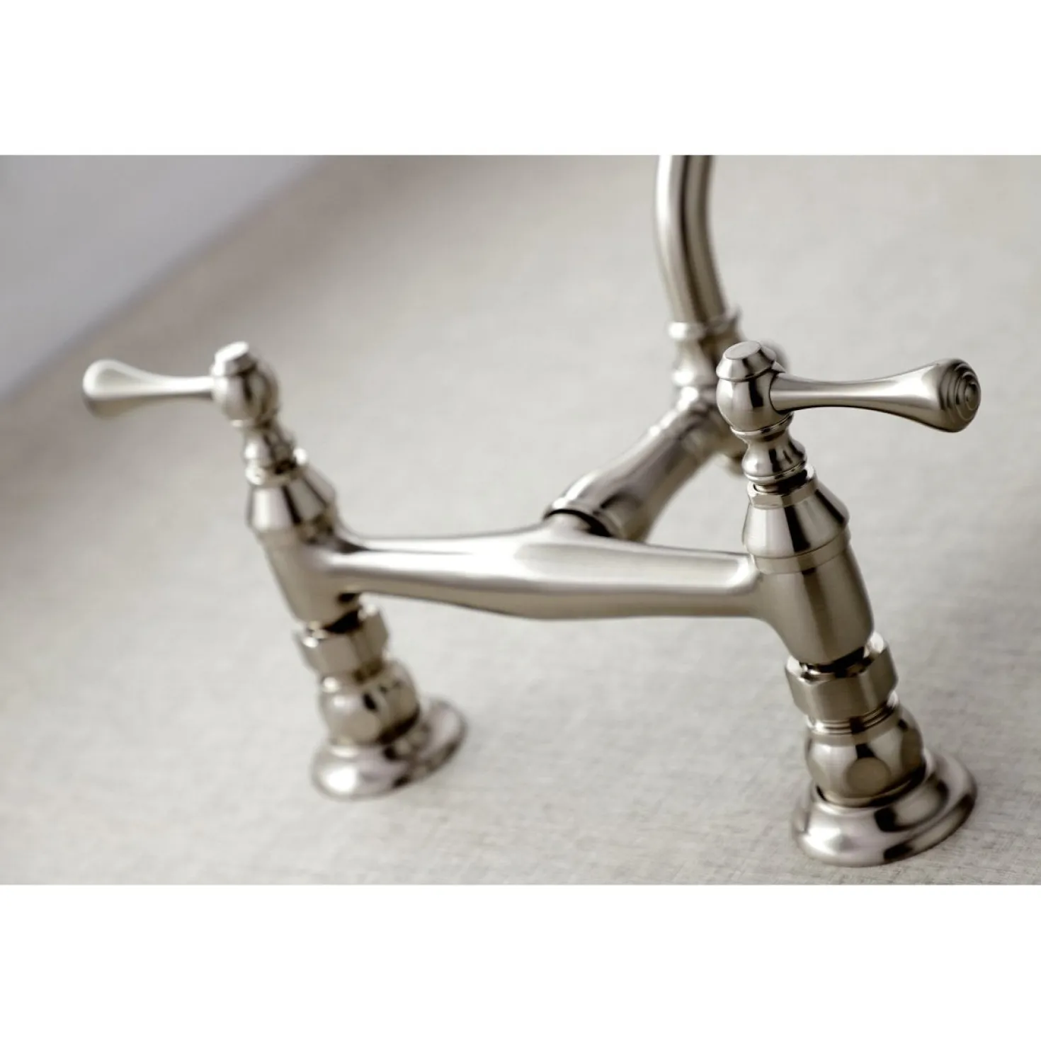 Kingston Brass Vintage 2-Hole Wall Mount Bathroom Faucet