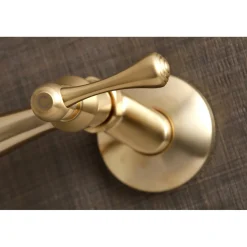 Kingston Brass Vintage 6-Inch Adjustable Center Wall Mount Kitchen Faucet