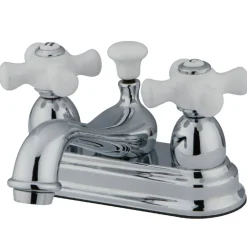 Kingston Brass Vintage 4-Inch Centerset Deck Mount Bathroom Faucet