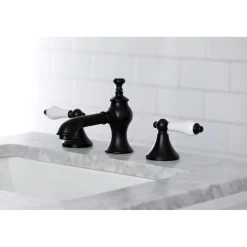 Kingston Brass Vintage 8-Inch Widespread Three-Hole Bathroom Faucet