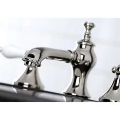 Kingston Brass Vintage 8-Inch Widespread Three-Hole Bathroom Faucet