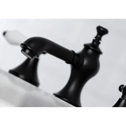 Kingston Brass Vintage 8-Inch Widespread Three-Hole Bathroom Faucet