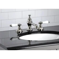 Kingston Brass Vintage 8-Inch Widespread Three-Hole Bathroom Faucet