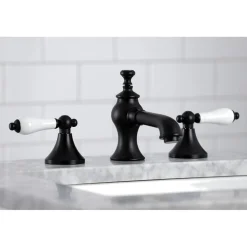 Kingston Brass Vintage 8-Inch Widespread Three-Hole Bathroom Faucet