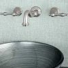 Kingston Brass Vintage Lever-Handle Wall Mount Bathroom Faucet