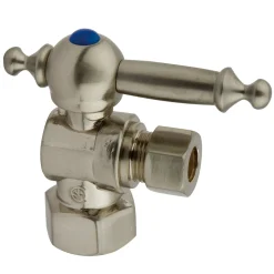 Kingston Brass Vintage Lever Handle Angle Stop with 1/2" IPS x 3/8" OD Compression