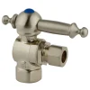Kingston Brass Vintage Lever Handle Angle Stop with 3/8" IPS x 3/8" OD Compression