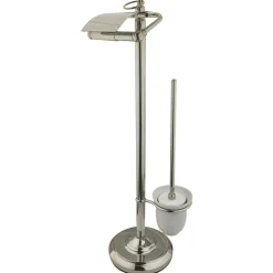 Kingston Brass Vintage Pedestal Toilet Paper and Brush Holder