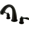 Kingston Brass Vintage Roman 8.44" x 7.13" x 3.25" Tub Faucet