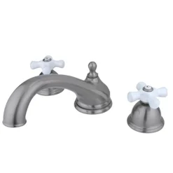Kingston Brass Vintage Solid Brass Two Handle Three Hole Roman Tub Filler