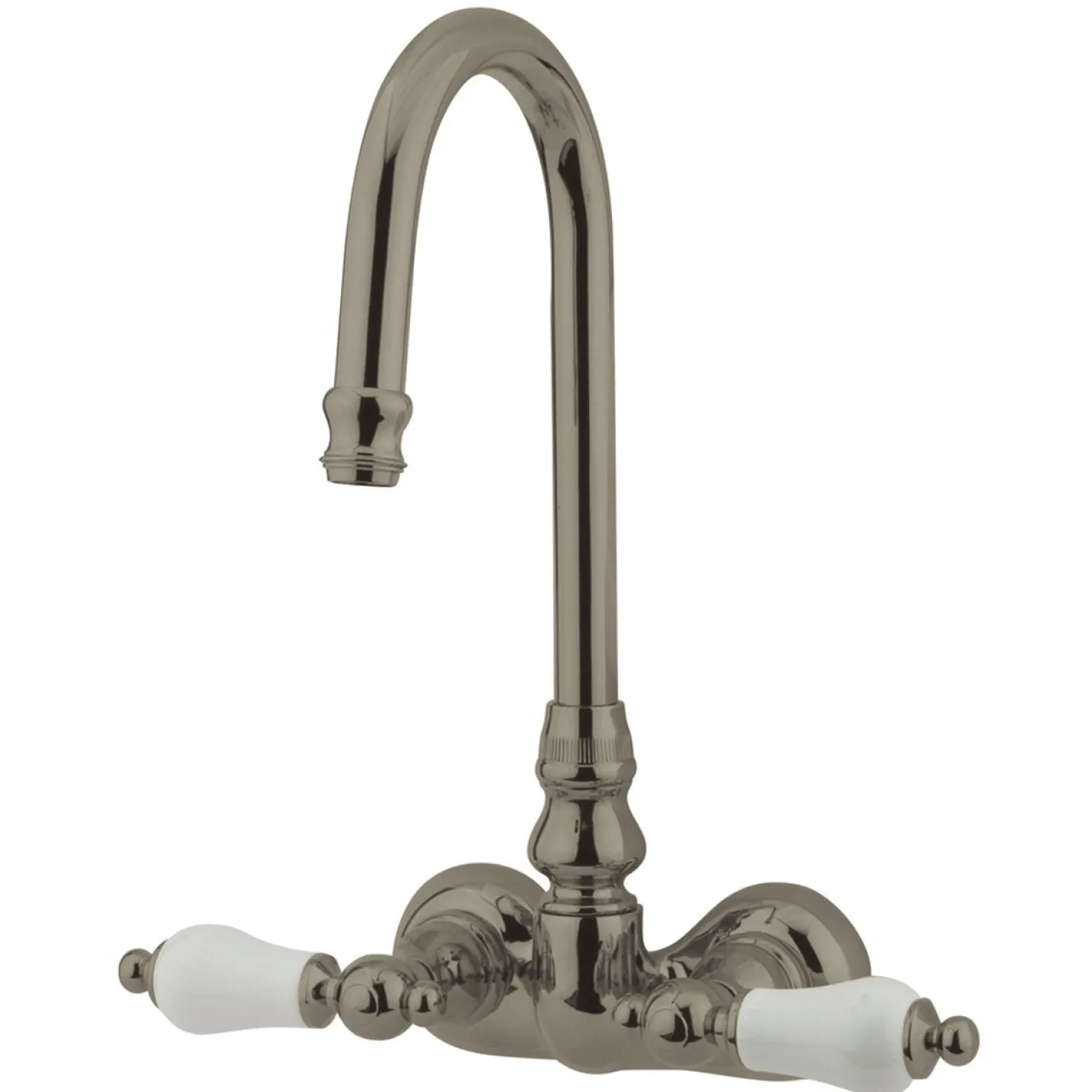 Kingston Brass Vintage 3-3/8" Spread Classic Wall Mount Clawfoot Tub Filler