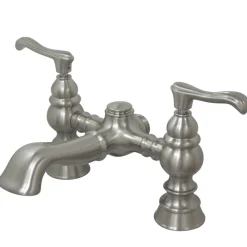 Kingston Brass Vintage 7" Spread Classic Deck Mount Clawfoot Tub Filler