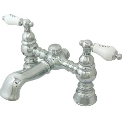 Kingston Brass Vintage 7" Spread Deck Mount Clawfoot Tub Filler