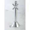 Kingston Brass Vintage Straight Stop with 1/2" Sweat, 3/8" OD Compression Angle and 5" Extension