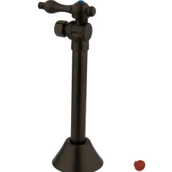 Kingston Brass Vintage 1/2" Sweat, 3/8" OD Compression with 5" Extension Angle Shut-off Valve