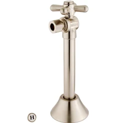 Kingston Brass Vintage 1/2" Sweat, 3/8" OD Compression Angle Shut-off Valve with 5" Extension