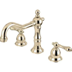 Kingston Brass Vintage Three-Hole 8 to 16-Inch Widespread Bathroom Faucet