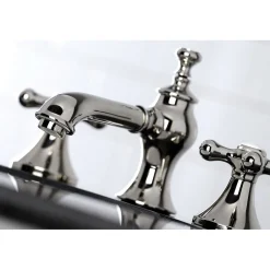 Kingston Brass Vintage Three-Hole 8-Inch Widespread Bathroom Faucet
