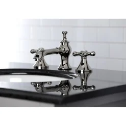 Kingston Brass Vintage Three-Hole 8-Inch Widespread Bathroom Faucet