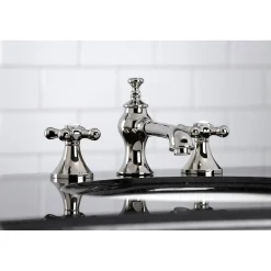 Kingston Brass Vintage Three-Hole 8-Inch Widespread Bathroom Faucet